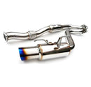 Invidia 2022+ Subaru WRX Single N1 Titanium Burnt Tip Cat-back Exhaust (HS22SW4GTT)