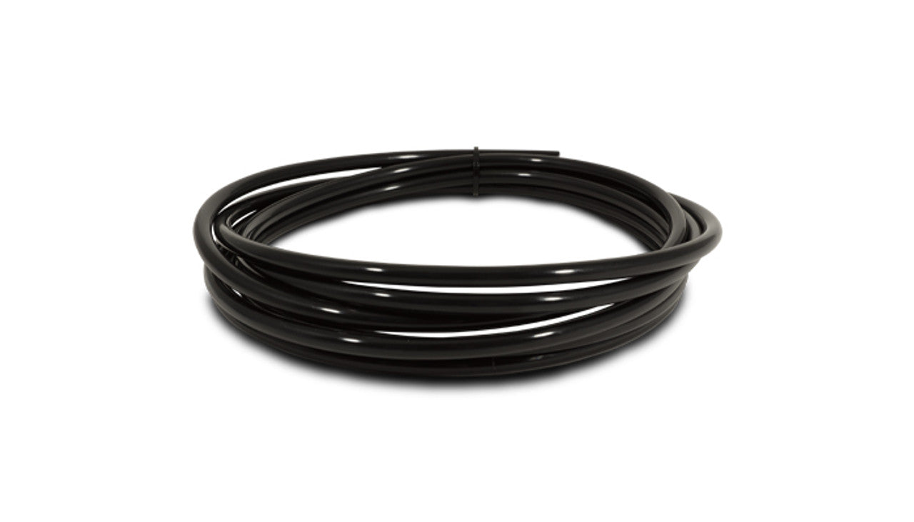 Vibrant 1/4in (6mm) OD Polyethylene Tubing 10 foot length (Black)