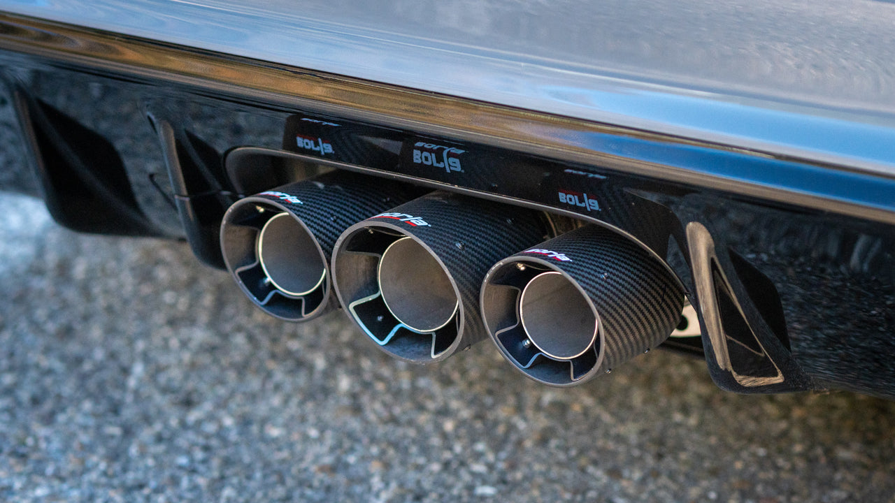 Borla 2023+ Honda Civic Type R ATAK Cat-Back Exhaust w/ 4in Black Anodized Carbon Fiber Tips