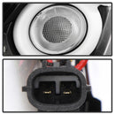 Spyder 16-21 Honda Civic Type R y Hatchback luces traseras LED con barra de luces en cromo negro (ALT-YD-HC16HB-BC)