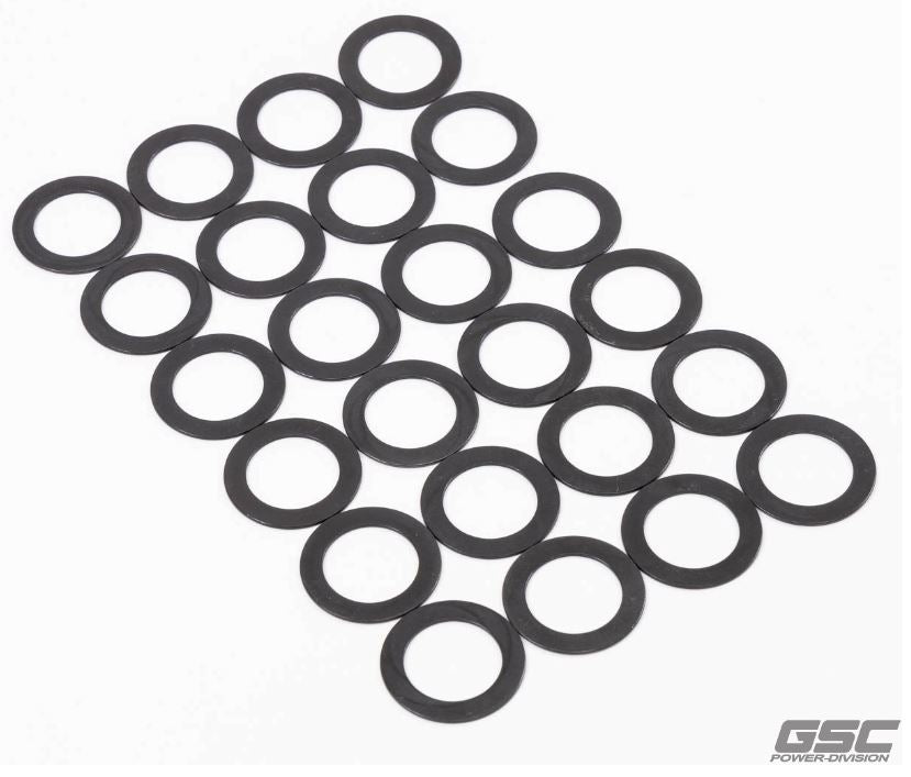 GSC P-D Toyota 2JZ-GTE / Nissan VR38DETT .5mm Thick 27.56mm OD 18.4mm ID Spring Seat Kit (Set of 24) (1083)