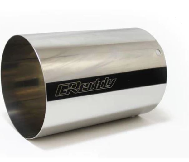 GReddy SS Tip (115mm Dia/170mm Length) for Universal 3in Revolution RS Muffler (11001142)