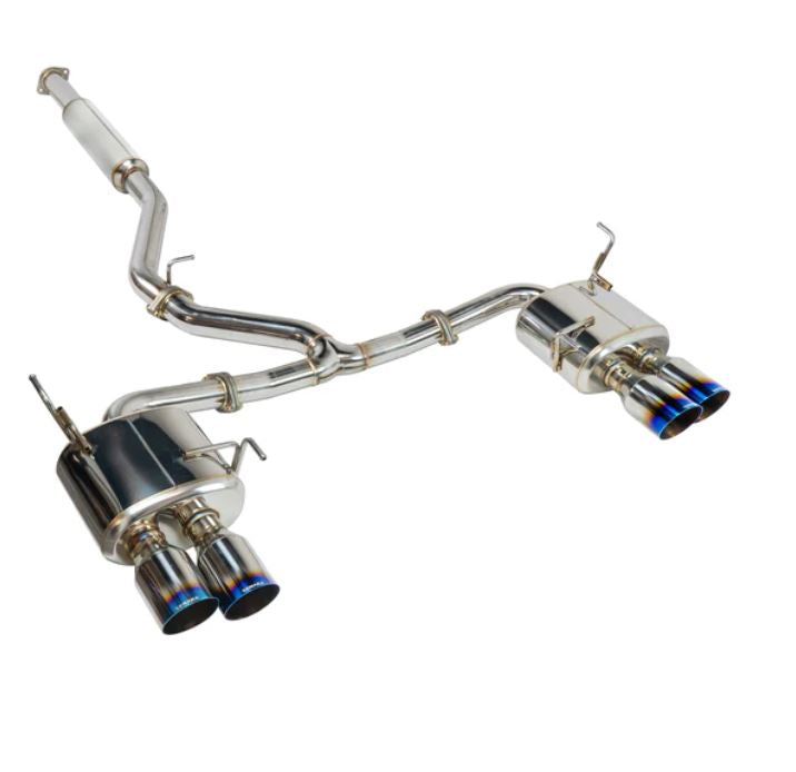 COMENTARIO Escape Catback, Subaru WRX VB - Acero quemado 4 puntas cuádruples (resonadas) (RK-C4076S-02TC)