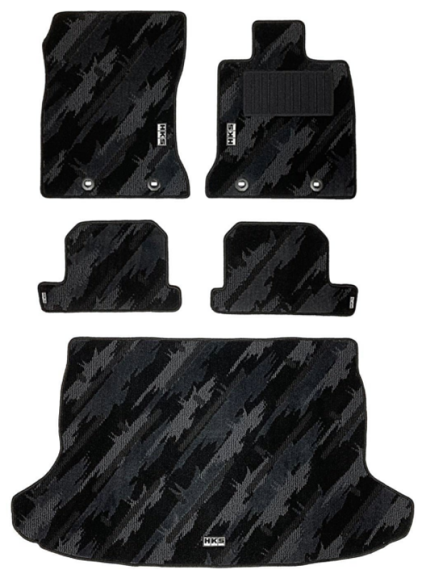 HKS 2022+ GR86/ BRZ LHD Mono-Tone Floor Mat Set | 53001-AT035