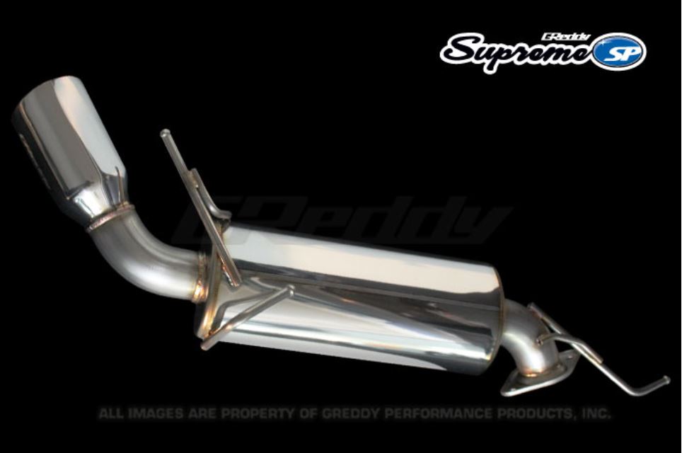 GReddy 08-11 Mitsubishi Lancer GTS Escape trasero de eje supremo (10138200)