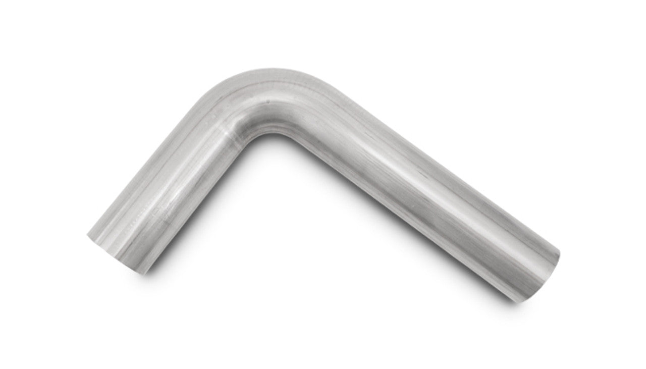 Vibrant 3in O.D. T304 SS 90 deg Mandrel Bend 4in x 12in leg lengths (3in Centerline Radius)