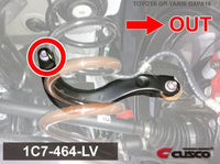 Cusco 2023+ Toyota GR Corolla Rear Upper Control Arm (Body Side) Pillowball Bushing Set (1C7 464 LV)