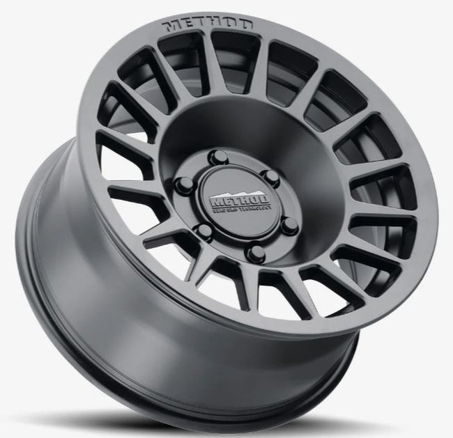 Method MR707 Bead Grip 17x7.5 / 50mm Offset / 6x130 BP / 84.1mm CB / 6.2in BS - Matte Black Wheel