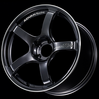 Advan TC4 18x9 +35 5-114.3 Racing Gunmetallic y rueda de aro