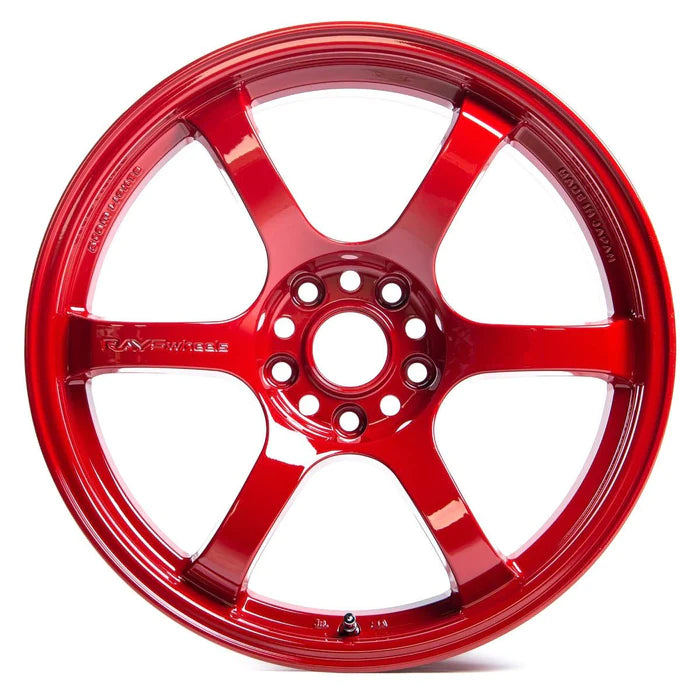 Gram Lights 57DR 18x9.5 +38 5-114.3 RUEDA MILANO ROJA