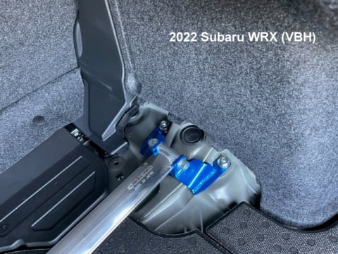 Cusco 2022+ WRX / 2018+ Subaru Crosstrek/ Impreza Soporte de torre de puntal trasero tipo OS