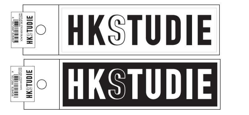 HKS HKSTUDIE Sticker - White (HKSTUDIE-GD003)