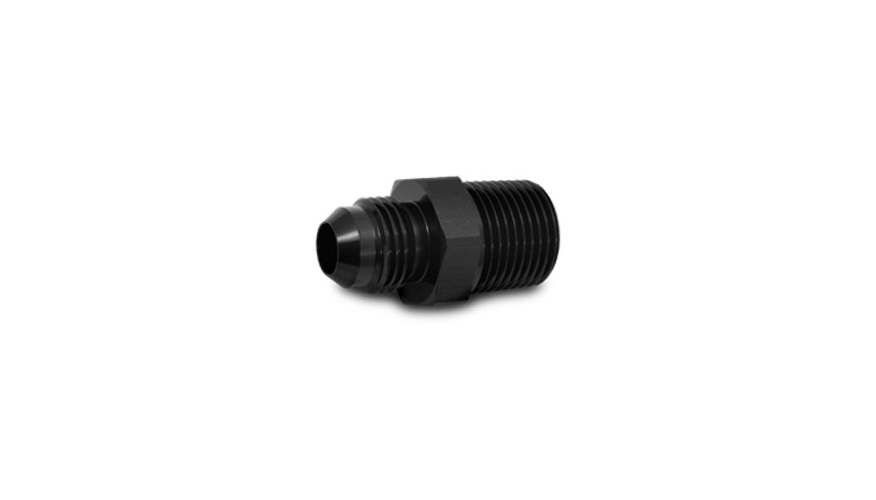 Vibrant -6AN to 3/8in NPT Straight Adapter Fitting - Aluminum