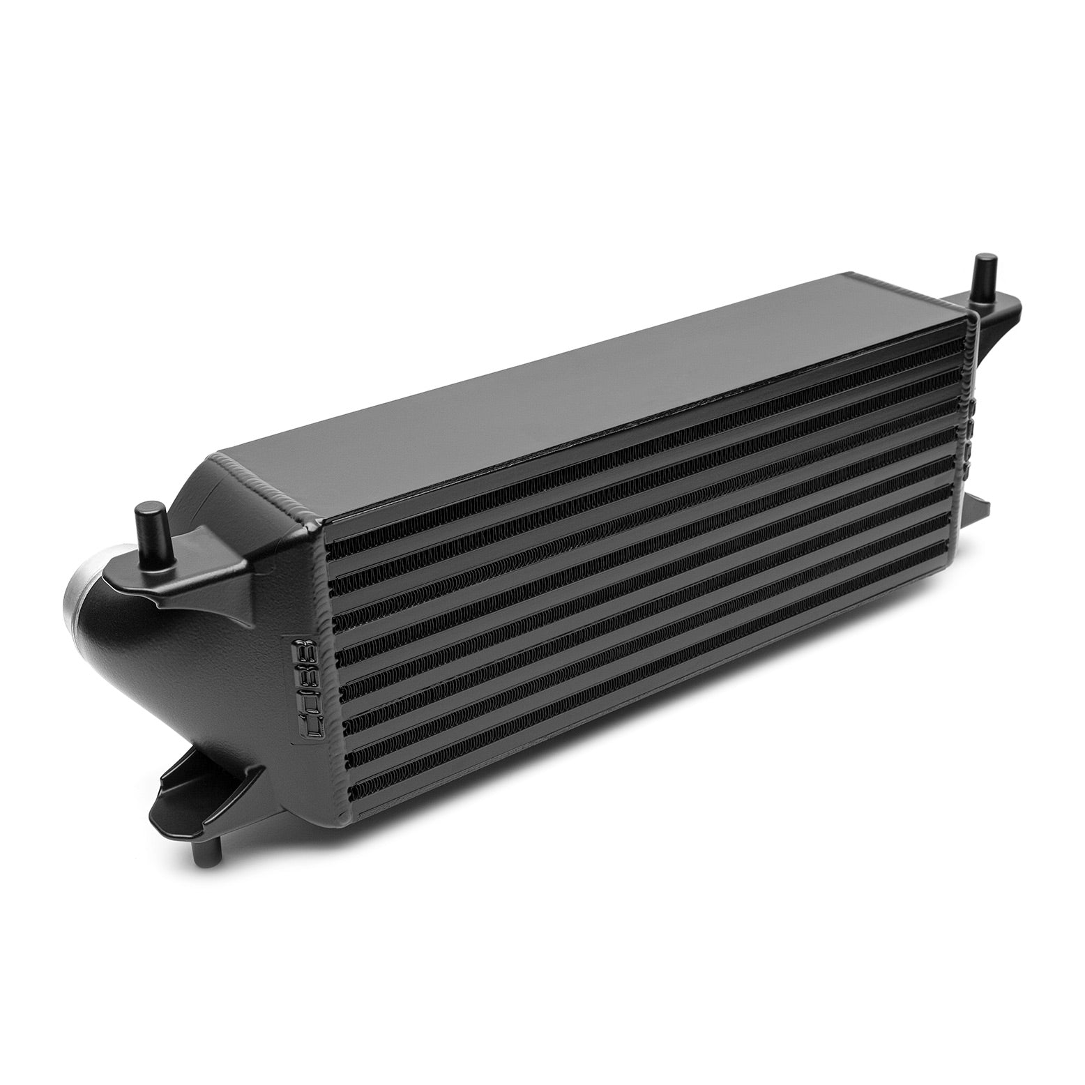 Cobb 21-22 Ford Bronco 4wd 2.3L/2.7L TC (ubicación de stock) Intercooler de montaje frontal - Negro (7R1500-BK)