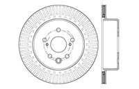 StopTech Left Rear Drilled Sport Brake Rotor for Lexus 13-15 GS350/14-15 IS350/13-15 GS350H/15 RC350