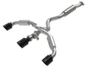 aFe 23-24 Toyota GR Corolla L3 1.6L (t) Gemini XV 3in to 2-1/2in Cat Back Exhaust w/ Black Tips (49-36070-B)