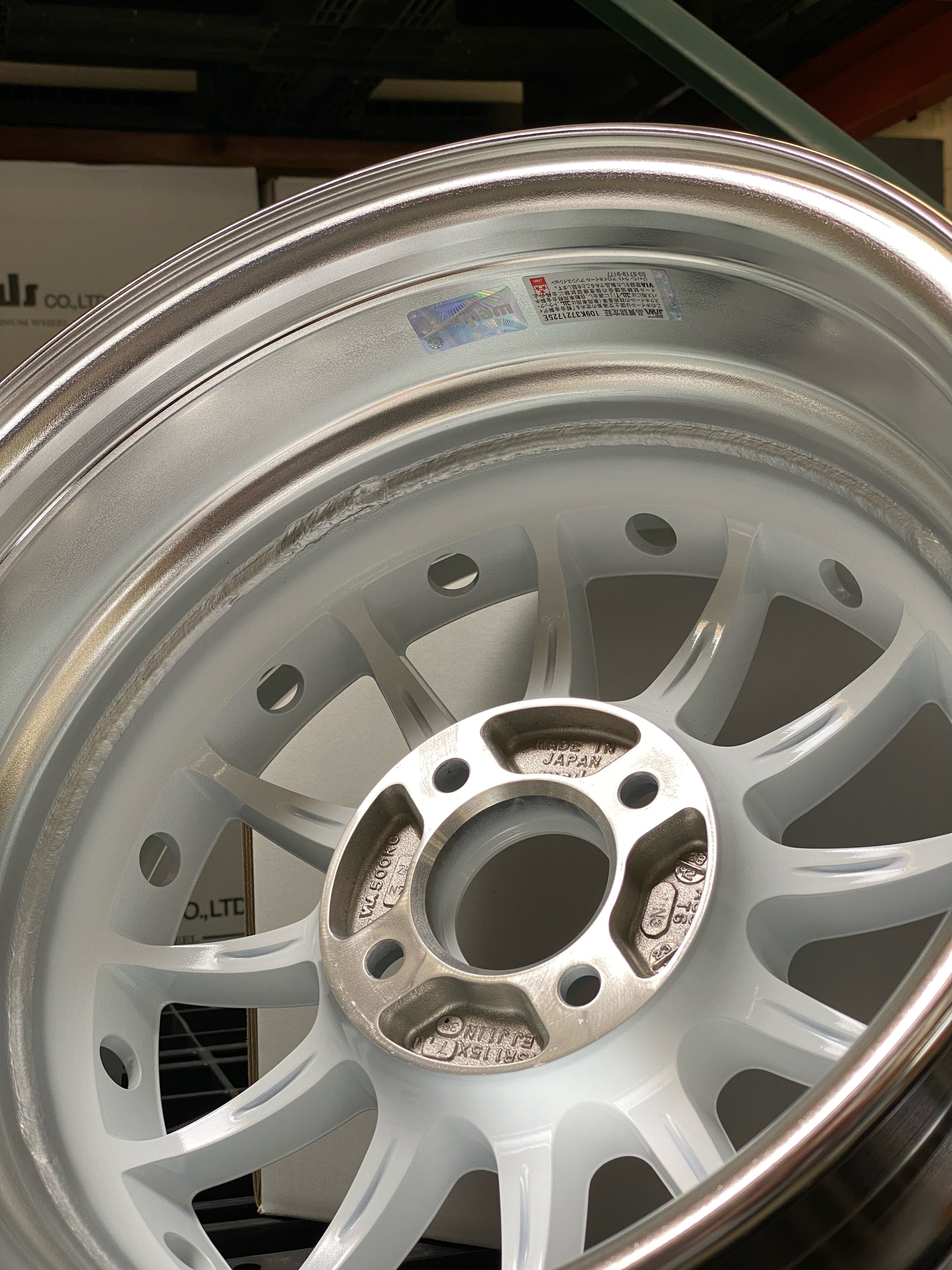 Juego de Ruedas WedsSport Racing 2P 15x7" +35 4x100 Blanco