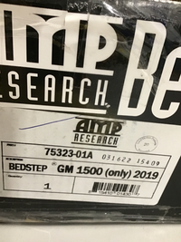 AMP Research 19-22 Chevrolet/GMC Silverado/Sierra 1500 BedStep - Black | 75323-01A Scratch & Dent