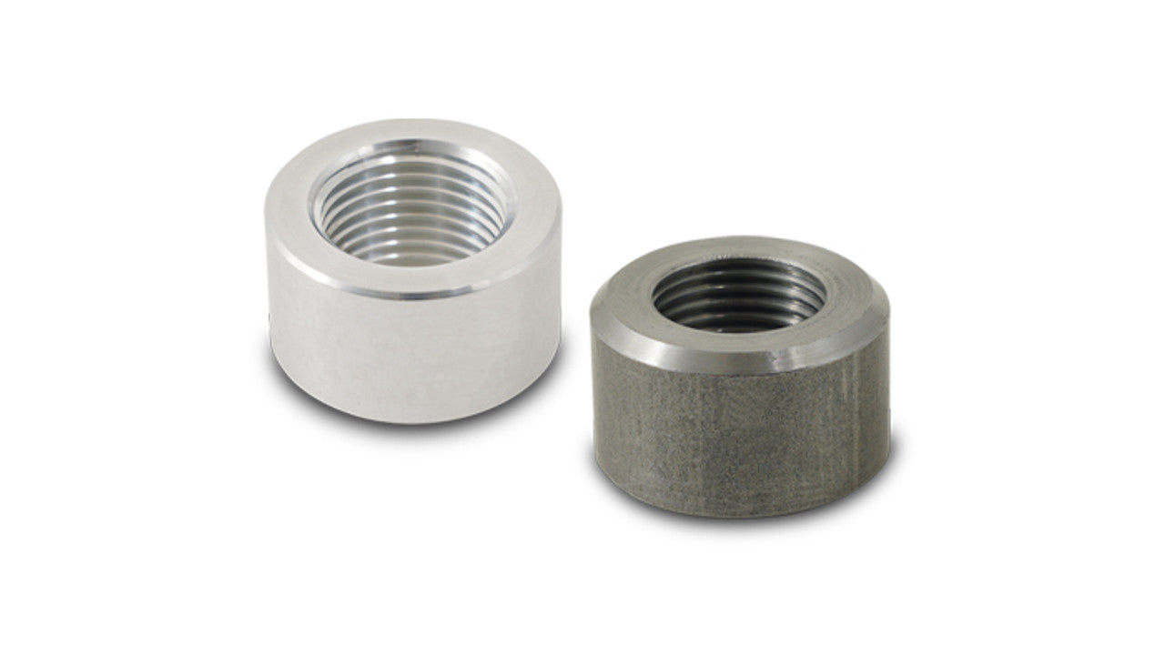 Vibrante tapón de soldadura hembra NPT de 3/8 pulg. (1 pulg. DE) - Aluminio (11172)