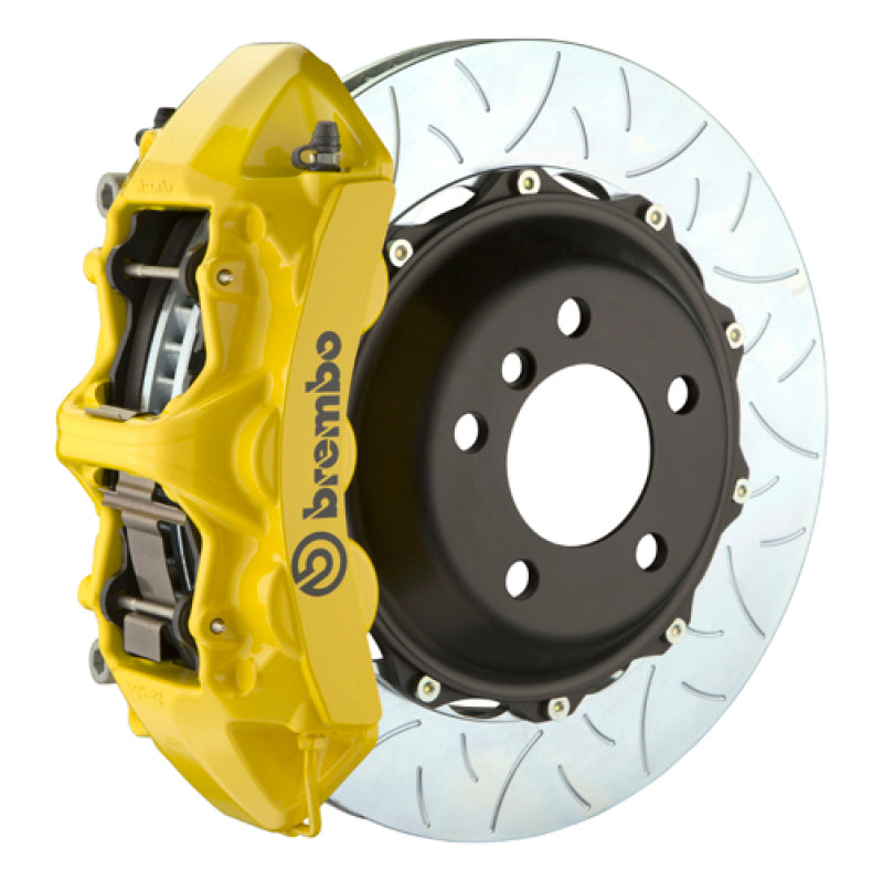 Brembo 23+ GR Corolla Front GT BBK 4 Piston Cast 355x32 2pc Rotor Slotted Type-3- Yellow (1M3.8068A5)