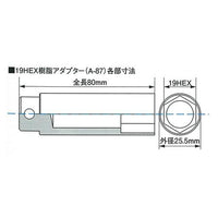 Project Kics Plastic Adapter for Aluminum Shell M12