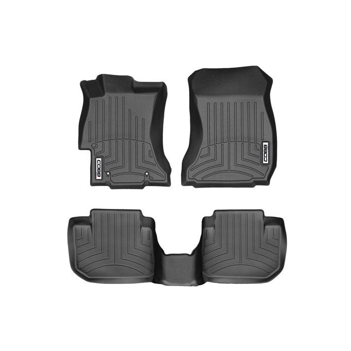 WeatherTech 2022+ Subaru WRX Front & Rear FloorLiner - Black (WT4417431-4411072)