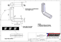 Turbosmart 90 Elbow 1.00 - Blue Silicone Hose