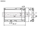 Koyo 93-95 Mazda RX-7 1.3L Turbo Radiator