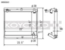 Koyo 89-92 Mazda RX-7 1.3L Late FC Chassis Turbo & Non Turbo Radiator