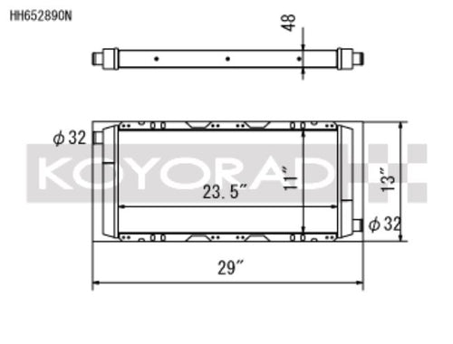 Koyo 05-11 Lotus Elise/Exige 1.8L I4 Radiator (HH652890N)