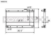 Koyo 89-97 Mazda MX-5 Miata 1.6/1.8L (MT) Radiator