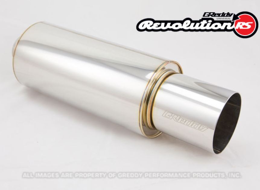 Silenciador Revolution universal GReddy de 2,5 pulgadas (11001125)