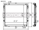 Koyo 10-12 Tundra 4.6L/07-20 Tundra 5.7L V8/ 08-15 Sequoia 5.7L / 10-12 Sequoia 4.6L (AT) Racing Radiator *Requires SK-C13*