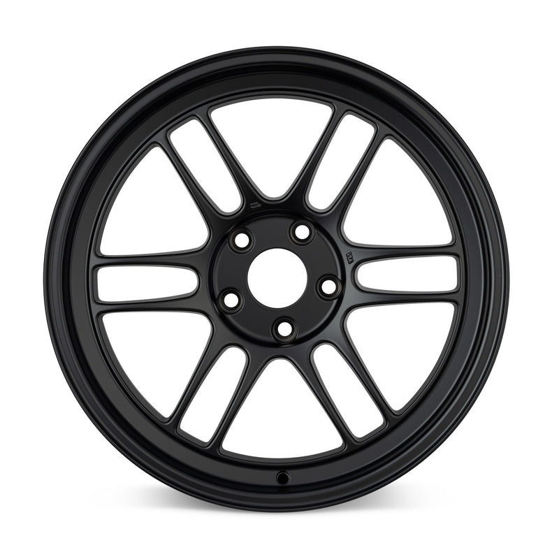 Enkei RPF1 18x9.5 5x114.3 15mm Offset 73mm Diámetro Rueda negra brillante (3798956515GB)