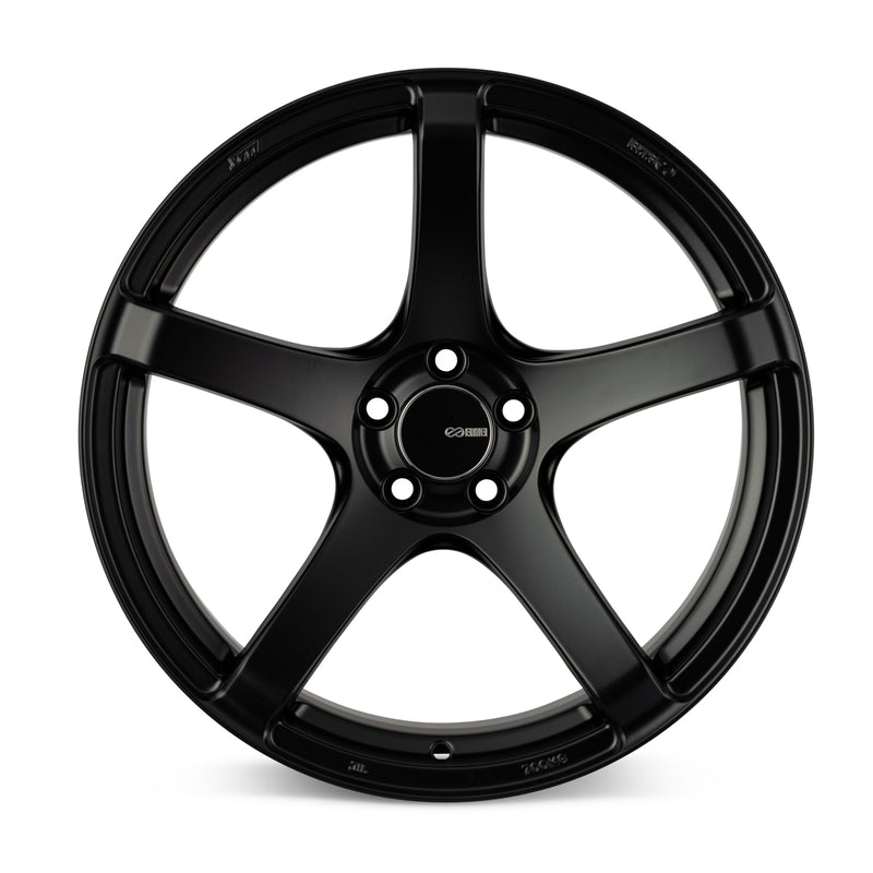 Enkei Kojin 17x8 40mm Offset 5x114.3 Bolt Pattern 72.6mm Bore Dia Matte Black Wheel (476-780-6540BK)