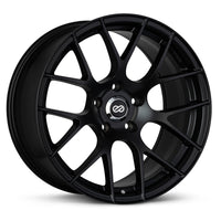 Enkei Raijin 18x8.5 38mm Offset 5x120 Patrón de pernos 72.6 Diámetro de orificio Rueda negra mate