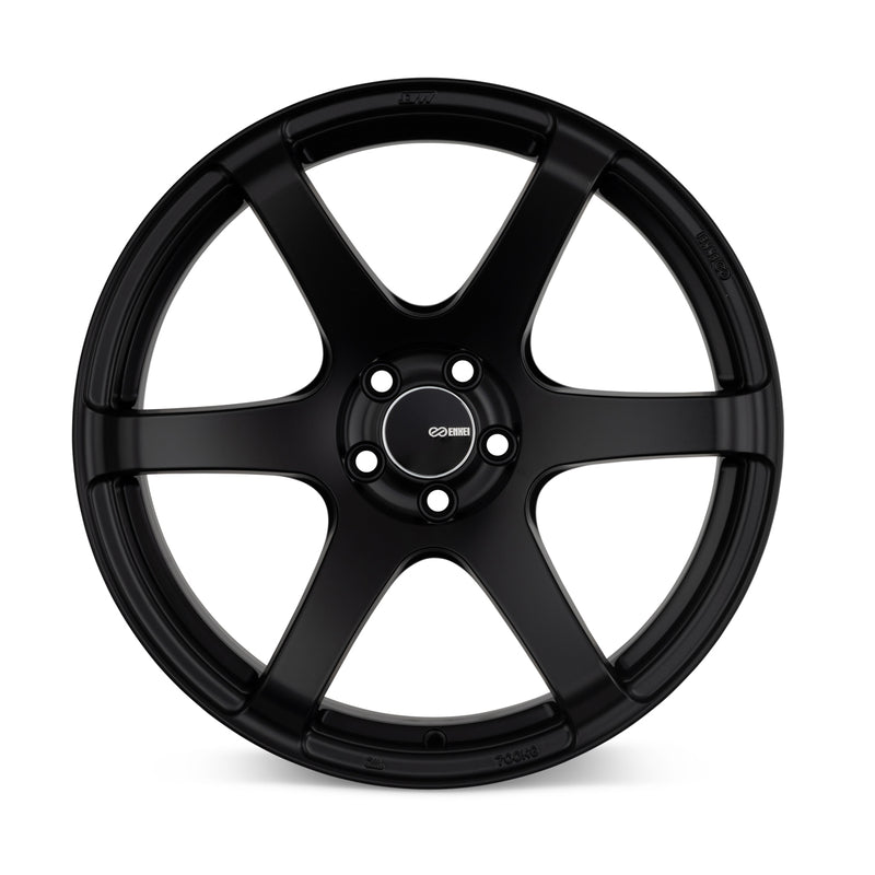 Enkei T6S 18x8.5 35mm Offset 5x114.3 Bolt Pattern 72.6 Bore Matte Black Wheel (485-885-6535BK)