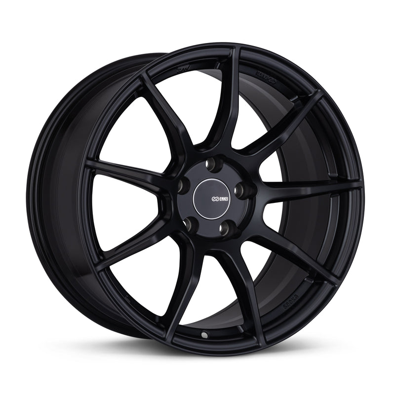 Enkei TS9 17x8 5x100 45 mm desplazamiento 72,6 mm de diámetro Pintura negra (492-780-8045BK)