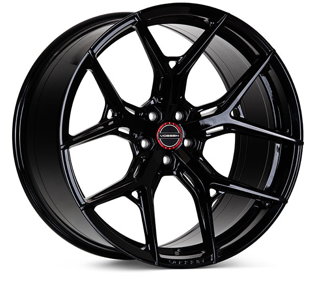 Vossen HF-5 20x10.5 / 5x112 / ET45 / Cara profunda / 66.5 - Negro brillante (HF5-0M22)