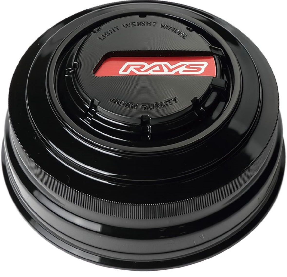 Tapa central de PCD grande RAYS GRAMLIGHTS LPS en cromo, negro o bronce