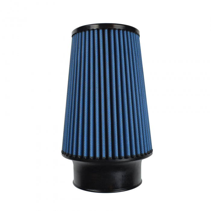 Injen NanoWeb Dry Air Filter 3.50in Neck 5.25in Base 7.00in Tall 4.00in Top 45 Pleats (X-1079-BB)