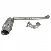 Injen 11-16 Scion tC 60mm 304SS Axle-Back Exhaust - SS Resonated T w/ Rolled Lip - Injen embossed logo