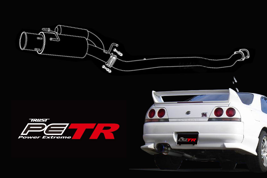 GReddy 95-98 Nissan Skyline GT-R R32 Power Extreme TR Cat-Back Exhaust (10127311)