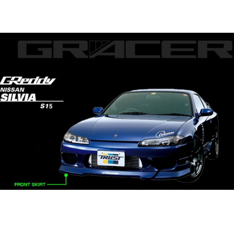 GReddy GRacer Aero-Style Front Lip Spolier for 99-02 Nissan S15 (17020061)