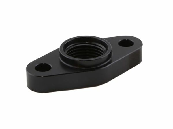 Turbosmart Billet Turbo Drain Adapter w/ Silicon O-Ring 52mm Mounting Holes - T3/T4 Style Fit (TS-0804-1011)