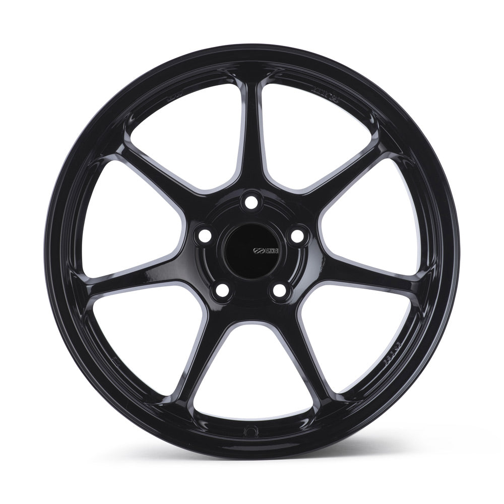 Enkei TS-7 18x9.5 5x114.3 38mm Offset 72.6mm Bore Gloss Black Wheel (535-895-6538BK)