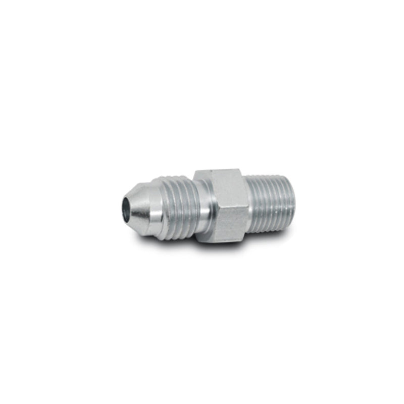 Vibrant -4AN to 1/4in NPT Straight Adapter Fitting - Aluminum (10216)