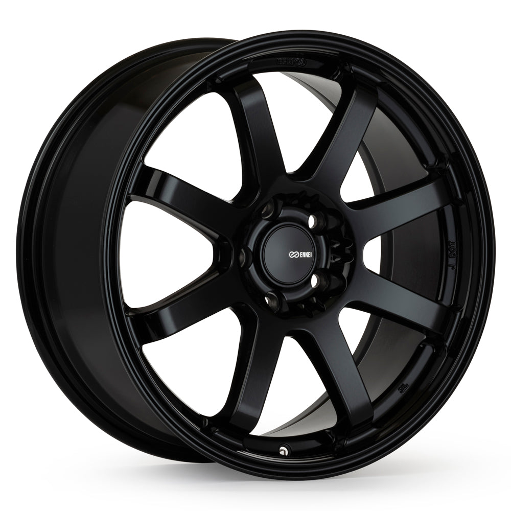 Enkei Vanquish 18x9.5" 5x120 +45mm Gloss Black Wheel