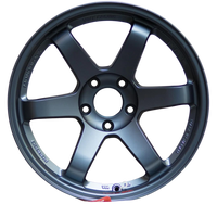 Volk Racing TE37SL 18x9.5 +22 5x114.3 Wheel in Matte Blue Gunmetal