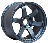 Rueda Volk Racing TE37SL 18x9.5 +22 5x114.3 en Gunmetal azul mate